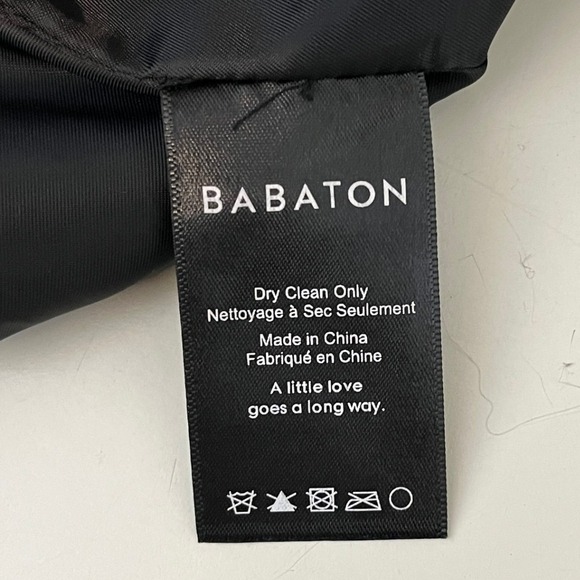 Babaton Womens Double Breasted Houndstooth Blazer Size 2 Brown Black - Picture 3 of 11